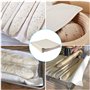 KLYNGTSK Tissu de Boulanger Professionnel 90*60CM Couche de Boulanger Antiadhésif Toile de Lin Boulangerie Naturel Fermentée de 