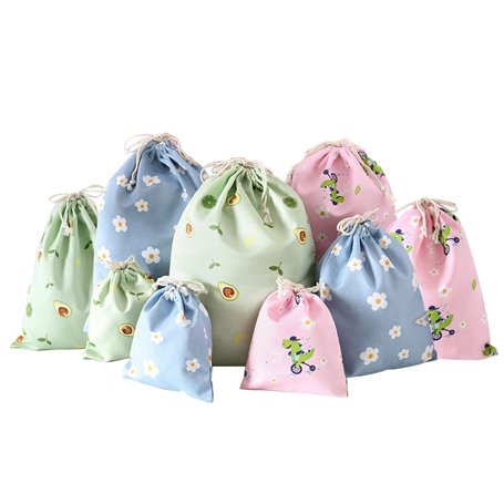 Heiqlay Sac Cadeau Toile