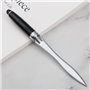 Jieddey Ouvre Lettre,Coupe Papier Cadeauen Alliage de Zinc Poignée en Bois Coupe Papier Epée Couteau en Acier Inoxydable Ouvre-L