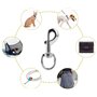 Clip Chien,6 Pcs Boulon à Fermoir Homard 360° Mousqueton Pivotant Clip à Ressort de Déclenchement Pivotant en Alliage de Zinc Cr