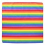 Bandena Arc-en-Ciel,2 PCS Arc-en-Rayé LGBT Fierté Bandana Bandeau Bracelet Foulard Ensemble Kit Intérieur ou extérieur Peace Dra