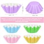 Cire Fondue Chaude Doublures,50 pièces Doublures pour Chauffe-Bougies Réutilisables Fusion Bougie Doublures Fuite Coupe de Cire 