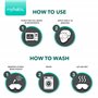 MyHalos® Compresse pour les yeux chauds pour aider à soulager les yeux secs, les MGD et la blépharite grâce à notre technologie 