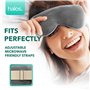 MyHalos® Compresse pour les yeux chauds pour aider à soulager les yeux secs, les MGD et la blépharite grâce à notre technologie 