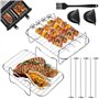 QOUBNIC Accessoires Air Fryer pour Ninja 10.4l