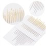 4 tailles - Cercle à broder en plastique - Kit de cercles à broder ronds colorés - En plastique - Cercle - Point de croix - Avec