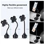 Support de téléphone pour Voiture à col de Cygne Flexible, Universel, à Monter dans Le Porte-gobelet, Compatible avec iPhone 15 