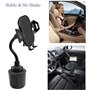 Support de téléphone pour Voiture à col de Cygne Flexible, Universel, à Monter dans Le Porte-gobelet, Compatible avec iPhone 15 
