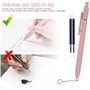 PRITOK Lot de 33 surligneurs esthétiques pastel - Stylos esthétiques - Gomme - Crayon - Surligneurs - Stylo gel - Ruban correcte
