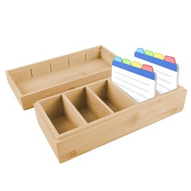 PRITOK Boîte à Fiches A8 Boîte à Cartes de Visite