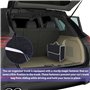 WEGREAT Organiseur de coffre de voiture : 30 x 17 x 29 cm Sac de coffre de voiture Organiseur de coffre en feutre Sac de rangeme