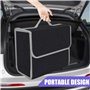 WEGREAT Organiseur de coffre de voiture : 30 x 17 x 29 cm Sac de coffre de voiture Organiseur de coffre en feutre Sac de rangeme