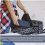WIYETY Couverture de voyage avion - Coussin transformable 2 en 1 - Couverture d'avion portable avec fixation de valise - Pour bu