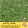 WIYETY Bac à Litière pour Chien - Gazon Artificiel 50 x 70 cm - Tapis d'Entraînement pour Chiot - Lavable et Imperméable - Pour 