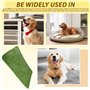 WIYETY Bac à Litière pour Chien - Gazon Artificiel 50 x 70 cm - Tapis d'Entraînement pour Chiot - Lavable et Imperméable - Pour 
