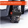 WIYETY Dispositif de Traction de Pneu Lot de 2 Tapis D'aide au Démarrage, Chaînes Antidérapantes pour Voiture, Résistant à l'usu