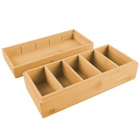 Boîte à Fiches en Bois: WIYETY Boîte à Fiches A8