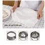 5 pièces Doublures en coton à vapeur Tapis en maille respirant Carré Tampon antiadhésif Friteuse à air Cuire à la vapeur Dumplin