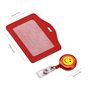 20 Pièces Porte Carte Horizontal,Biluer Porte-cartes Multicolores Badge Carte de Travail Titulaire de Carte Rétractables avec 20