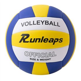 Runleaps Ballon de volley-ball imperméable pour l'intérieur et l'extérieur pour la plage