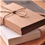100 Pièces Carte Vierge en Papier Kraft A6 Carte en Papier Kraft Vintage Marron 15 x 10 cm Fiches Cartes Flash Cartes de Vœux Ca