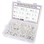 Kinsinder 600 pièces Câble Clips Rond avec Clou en Acier
