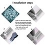 Kinsinder 110 pièces Rond Câble Clips avec Clou en Acier, Fixation Cable Electrique, Cavalier Cable Electrique pour la Maison ou