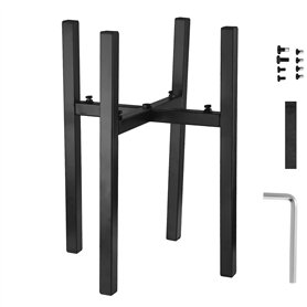 eROOSY Support de plante réglable Support de pot de fleur moderne intérieur extérieur avec largeur réglable pour pot de plante d