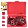 Knpwer 20 Pcs Kit Scies Cloches bi-métal en Acier Carbone 19-127mm Scie Cloche Coffret pour Bois