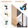 Knpwer Kit de 11 scies cloches en acier au carbone pour bois, plaques de plâtre, plastique et métaux non ferreux avec boîte de r