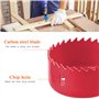 Knpwer 11 Pcs Kit Scies Cloches bi métal en Acier Carbone 19-64mm Scie Cloche Coffret pour Bois, Plaque de Plâtre et Plaques de 