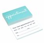 Lot de 100 cartes de rendez-vous pour clients Bleu ciel (aquarelle)