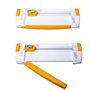 Coupe Papier Rogneuse Rotative (Longueur de Coupe de 8 Inch, 3 Lames Incluses) Massicot Règle Guillotine en Titane avec Sécurité