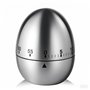 Minuterie Cuisine Minuteur Forme de Oeuf Alarme de Rotation Mécanique Manuelle Kitchen Timer Acier Inoxydable pour La Cuisine Cu