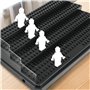 Vitrine de Figurines, Banaone Boîte D'affichage de Blocs de Construction en Acrylique Empilable, Étui de Rangement D'affichage d