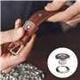 KIMI-HOSI 100 set Oeillets 5mm Ensembles Oeillets Cuivre Oeillets Argent avec Rondelles Grommets Eyelets pour Chaussures Vêtemen
