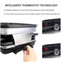 Appareil a Raclette 8 Personne Service a Raclette avec Revêtement Anti-Adhésif Plaque de Cuisson 8 Poêlons Antiadhésifs 4 Spatul
