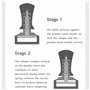 Souvik Tamper à Café 58mm en Acier Inoxydable avec Poignée en Bois et Tapis en Silicone – Tamper Espresso pour Un Espresso Parfa