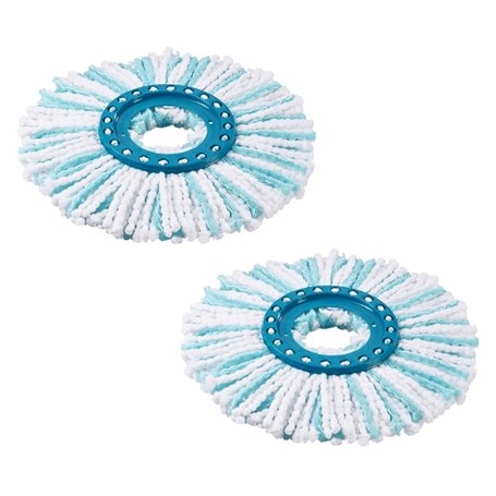 WinGluge 2 Pièces Têtes de Rechange Compatible avec Leifheit Clean Twist Disc Mop