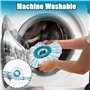 WinGluge 2 Pièces Têtes de Rechange Compatible avec Leifheit Clean Twist Disc Mop, Balai Serpillère Franges de Remplacement en M