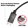 MEIRIYFA Câble adaptateur DisplayPort (DP) vers DVI, convertisseur DP vers DVI-D Single Link mâle vers femelle compatible avec P