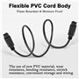 MEIRIYFA Firewire Câble IEEE 1394B 9 broches vers fiche 9 broches vers mâle FireWire 800 9 broches Câble adaptateur pour imprima