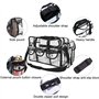 Enkrio Effacer Sac Cosmétique Sac de rangement Stadium Sécurité Approuvé Sac à bandoulière Maquillage Sac fourre-tout avec sangl