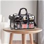 Enkrio Effacer Sac Cosmétique Sac de rangement Stadium Sécurité Approuvé Sac à bandoulière Maquillage Sac fourre-tout avec sangl
