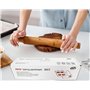Rouleau de papier sulfurisé professionnel de 50 m - Anti-adhésif - Passe au four - Pour la cuisine et la restauration - Rouleau 