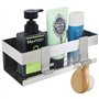 Xiumeso Étagère de Douche en Acier Inoxydable 304, Panier de Douche Sans Percage Auto-AdhéSif Maintien Parfait, Etagere Salle de
