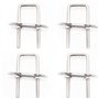 Qixuer 4 Pcs Acier Inoxydable Boulons En U