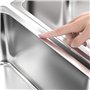 Bac à Compost de Cuisine, Poubelle à Compost,Compost de Cuisine intérieur avec 304 Acier Inoxydable - Seau a Compost avec Couver