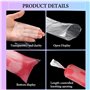 240 sacs Sacs à glace empilables en plastique facile à démouler, auto-scellant, sac isotherme pour cocktails, aliments, vin (Tra