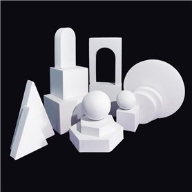 Lot de 14 Accessoires de Fond pour Photographie - en Mousse Rigide imperméable - Cube géométrique - Accessoires pour séance Phot